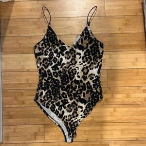 Leopard Print Bodysuit